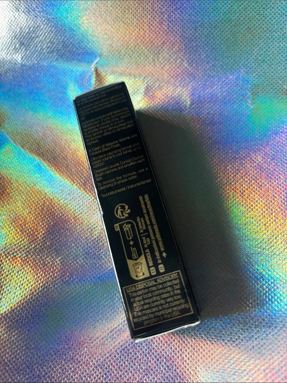 Yves Saint Laurent Lash Clash Mascara in Black with Gold Logo